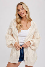 Load image into Gallery viewer, Olive You Cable Knit Cardigan