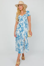 Load image into Gallery viewer, Blue Hawaiian Dress
