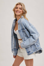 Load image into Gallery viewer, Julie Oversized Denim Jacket