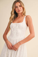 Load image into Gallery viewer, White Seersucker Coastal Dress