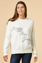 Load image into Gallery viewer, Happy New Year Tinsel Sweater