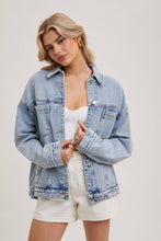 Load image into Gallery viewer, Julie Oversized Denim Jacket