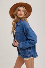 Load image into Gallery viewer, Julie Oversized Denim Jacket