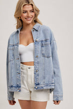 Load image into Gallery viewer, Julie Oversized Denim Jacket