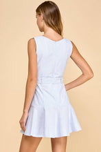 Load image into Gallery viewer, Seersucker Blue Dress