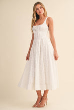 Load image into Gallery viewer, White Seersucker Coastal Dress