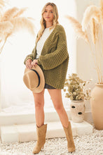 Load image into Gallery viewer, Olive You Cable Knit Cardigan