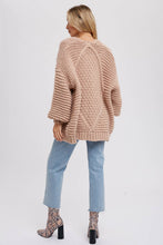 Load image into Gallery viewer, Olive You Cable Knit Cardigan