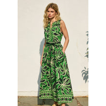 Load image into Gallery viewer, Green Banana Palm Dress