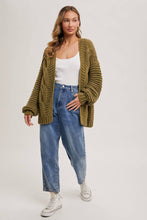 Load image into Gallery viewer, Olive You Cable Knit Cardigan