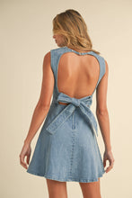 Load image into Gallery viewer, Delia Mini Denim Dress