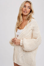 Load image into Gallery viewer, Olive You Cable Knit Cardigan