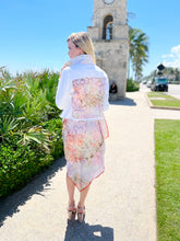 Load image into Gallery viewer, Pink & Orange Building Dreams Silk Dress