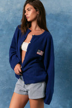 Load image into Gallery viewer, USA Navy Cardigan
