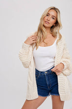 Load image into Gallery viewer, Olive You Cable Knit Cardigan