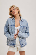 Load image into Gallery viewer, Julie Oversized Denim Jacket