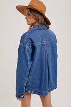 Load image into Gallery viewer, Julie Oversized Denim Jacket