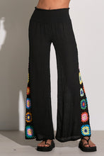 Load image into Gallery viewer, Rainbow Linen Crochet Pants Elan