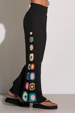 Load image into Gallery viewer, Rainbow Linen Crochet Pants Elan