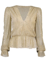 Load image into Gallery viewer, Champange Shimmery Top