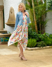 Load image into Gallery viewer, Summer Flowers Silk Dress