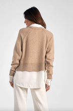 Load image into Gallery viewer, Elan Sweater Layered Top