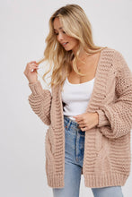 Load image into Gallery viewer, Olive You Cable Knit Cardigan