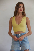 Load image into Gallery viewer, S1047 | TAKE THE PLUNGE TANK: ML / Dusty Yellow