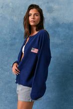 Load image into Gallery viewer, USA Navy Cardigan