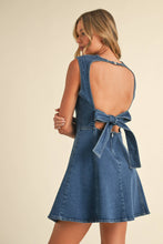 Load image into Gallery viewer, Delia Mini Denim Dress