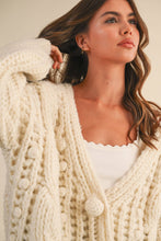 Load image into Gallery viewer, Caroline Chunky Knit Oversized Cardigan