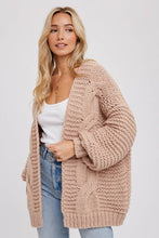 Load image into Gallery viewer, Olive You Cable Knit Cardigan