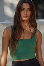 Load image into Gallery viewer, S1052N | RUN UP SQUARE TANK: ML / Pine Green