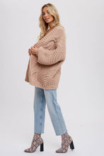 Load image into Gallery viewer, Olive You Cable Knit Cardigan