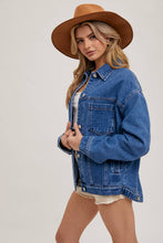 Load image into Gallery viewer, Julie Oversized Denim Jacket