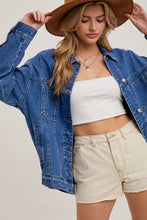 Load image into Gallery viewer, Julie Oversized Denim Jacket