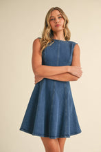 Load image into Gallery viewer, Delia Mini Denim Dress