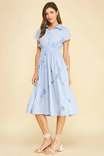 Load image into Gallery viewer, Coastal Embroidered Dress