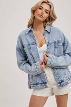 Load image into Gallery viewer, Julie Oversized Denim Jacket