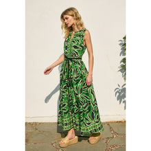 Load image into Gallery viewer, Green Banana Palm Dress