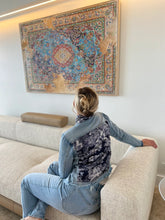 Load image into Gallery viewer, Navy Tiger Jungle Denim Jacket