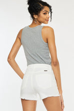Load image into Gallery viewer, Kancan White Fray Hem Shorts