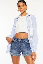 Load image into Gallery viewer, Kancan High Rise Fray Layer Shorts