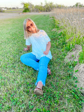 Load image into Gallery viewer, Daisy Ruffle White Tee