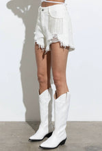 Load image into Gallery viewer, White Dolly Diamond Shorts