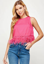 Load image into Gallery viewer, Flirty Feather Tank Top