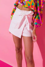 Load image into Gallery viewer, Ruffle White Denim Skort