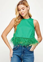 Load image into Gallery viewer, Flirty Feather Tank Top