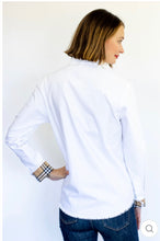 Load image into Gallery viewer, Fringe Button Down Preppy Top