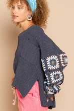 Load image into Gallery viewer, Anna Crochet Chenille Sweater
